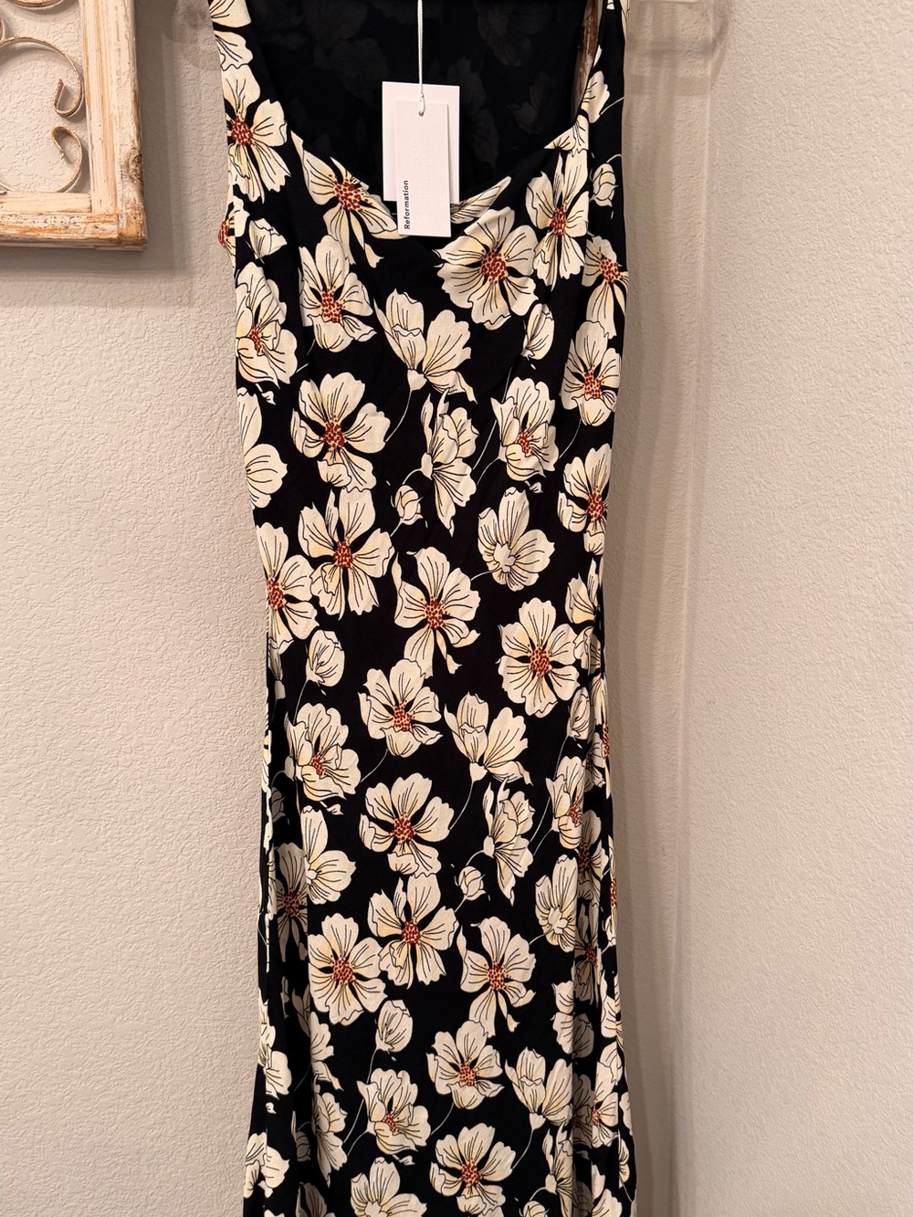 Reformation Iro Midi Dress Size L NWT